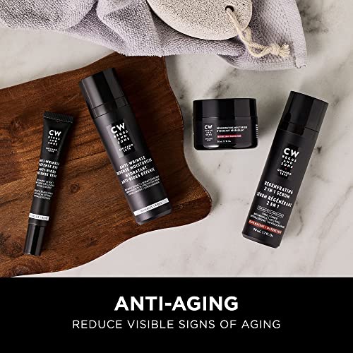 CW Beggs Anti-Wrinkle Defense Moisturizer for Men, Anti-Aging Face Cream, Hypoallergenic, Fragrance-Free, Paraben-Free, Alcohol-Free, Mineral Oil-Free, Cruelty-Free, 50 mL