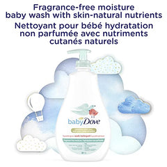 Baby Dove Tip to Toe Baby Wash Sensitive Moisture hypoallergenic and fragrance free 591 ml