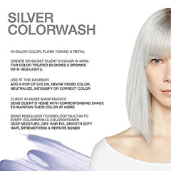 Celeb Luxury Viral Silver Colorwash, Color Depositing Shampoo with Bondfix Bond Rebuilder, Semi Permanent Hair Colour Glaze, Vegan Hair Dye, Maintains and Refreshes Light Silver Color