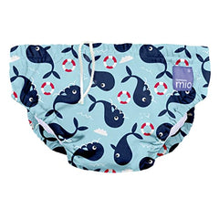 Bambino Mio, reusable swim diaper, whale wharf, extra large (2 years+)