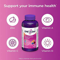 One A Day Women's Gummies Multivitamin, Specially Formulated with Vitamins and Minerals for Women, 60 Gummies