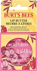 Burt's Bees 100% natural origin Moisturizing Lip Butter with Wild Rose and Berry, 11.3 Grams