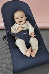 BabyBjorn Fabric Seat for Bouncer, Cotton, Midnight Blue