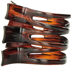 Caravan Triple XXX Large Hair Claw Will Hold Any Amount of Hair and Not Give Way In Tortoise Shell