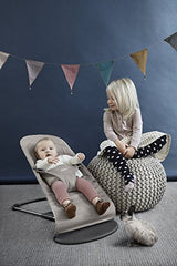 BabyBjorn Fabric Seat for Bouncer, Cotton, Sand Gray