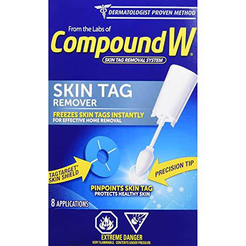 Compound W Skin Tag Remover System - At Home Skin Tag Removal Kit, 8 Freeze Applications