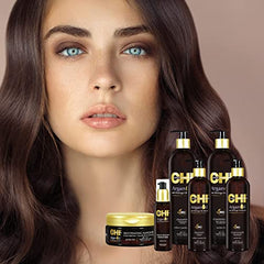CHI Argan Oil Conditioner, Replenishes Hair Moisture, Enhances Strength & Helps Protect Against Damage, Sulfate, Paraben, & Cruelty-Free, 11.5 Oz