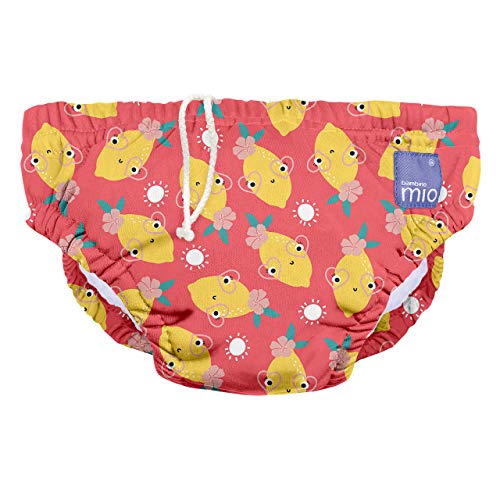 Bambino Mio, reusable swim diaper, lemon twist, small (<6 months)
