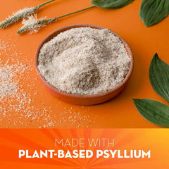 Metamucil, Daily Psyllium Husk Powder Supplement, Real Sugar, 3-in-1 Fibre for Digestive Health, Orange Smooth Flavored Drink, 48 Servings