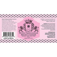 SHANY Detox Professional Brush Cleanser, Instant Dry, 4Oz