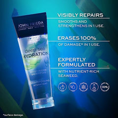 John Frieda Deep Sea Hydration Moisturizing Shampoo 250 mL, White, 250 ml (Pack of 1)