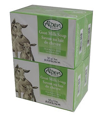 Alpen Secrets Fragrance Free Goat Milk Soap, 140 gr (Pack of 4)