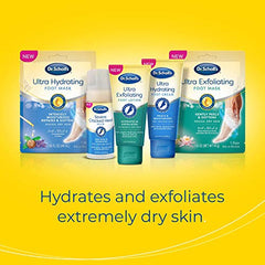 Dr. Scholl's Ultra Exfoliating Foot Cream, Hydrates and Exfoliates Extremely Dry Skin, 100 grams