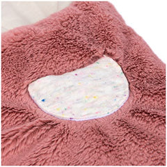 Baby GUND Oh So Snuggly Bunny Blanket Wrap, Plush Hooded Baby Blanket Wrap for Newborns, Pink/Cream, 26”