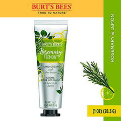 Burt's Bees Hand Cream with Shea Butter, Rosemary & Lemon, 28.3 g (Pack of 1)