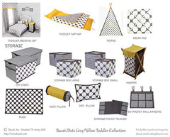 Bacati Dots/Pinstripes Yellow Dots Changing Pad Cover