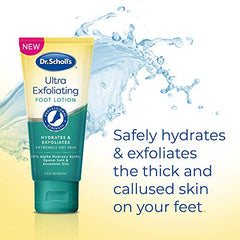 Dr. Scholl's Ultra Exfoliating Foot Cream, Hydrates and Exfoliates Extremely Dry Skin, 100 grams