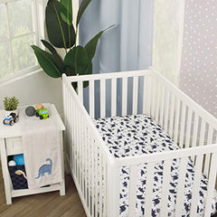 Carter's Dino Adventure Super Soft Gray and Blue Coral Fleece Baby Blanket