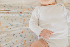 Copper Pearl Large Premium Knit Baby Swaddle Receiving Blanket Cosmos