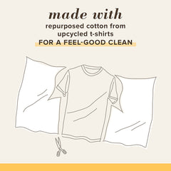 Burt's Bees Refreshing Facial Cleanser Towelettes and Makeup Remover Wipes for All Skin Types with Cucumber & Mint Made with Repurposed Cotton, 30 Count