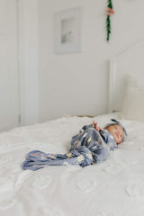 Copper Pearl, Baby Stretchy Soft Knit Headband Bow Hope