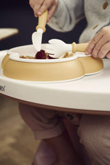 BABYBJÖRN Baby Plate, Spoon and Fork, 2 sets, Powder Yellow
