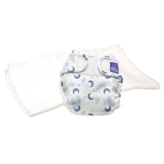 Bambino Mio, mioduo two-piece cloth diaper, magical moon, size 1 (<21 lbs)