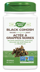 Nature's Way Black Cohosh Root – Hormone Balance for Women – 540mg Herbal Supplement for Menopausal Symptoms – Helps Relieve Menstruation Pain & Premenstrual Symptoms – 100 Vegetarian Capsules