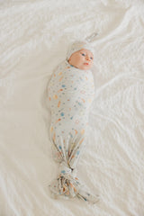 Copper Pearl Large Premium Knit Baby Swaddle Receiving Blanket Cosmos