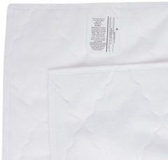 Babydoll Bedding Porta Crib Waterproof Flat Mattress Protector - Size: 24"x38", White