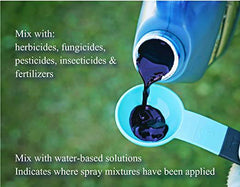 Liquid Harvest Lazer Blue Concentrated Spray Pattern Indicator 8 Ounces Perfect Weed Spray Dye - Zecoya