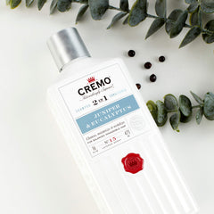 Cremo Shampoo & Conditioner, 2-in-1, Juniper & Eucalyptus, Clean & Nourish Hair, 16 oz
