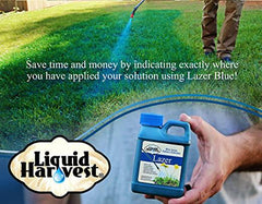 Liquid Harvest Lazer Blue Concentrated Spray Pattern Indicator 8 Ounces Perfect Weed Spray Dye - Zecoya