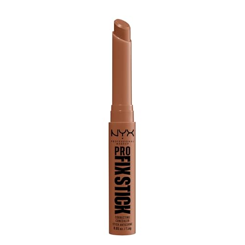 NYX PROFESSIONAL MAKEUP, Pro Fix Stick Correcting Concealer, Infused with hyaluronic acid, Cream formula, Colour Corrects - 13 Capuccino (Warm undertone)
