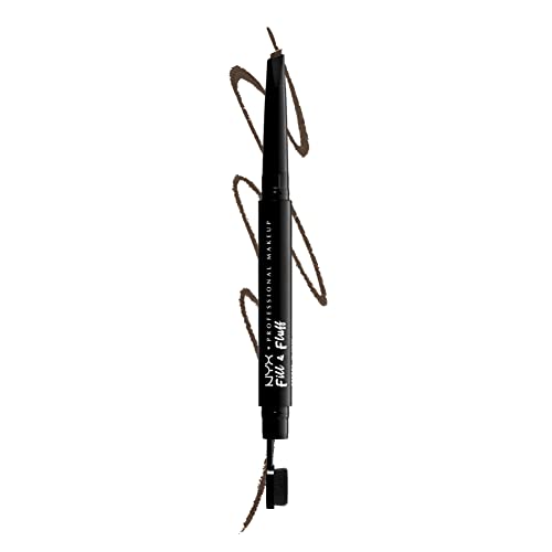 NYX PROFESSIONAL MAKEUP Fill & Fluff Eyebrow Pomade Pencil, Ash Brown, 0,2 g, Auburn, Pack of 1 (0800897188054)