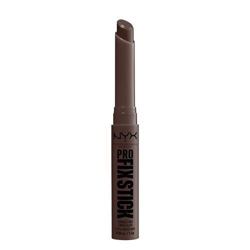 NYX PROFESSIONAL MAKEUP, Pro Fix Stick Correcting Concealer, Infused with hyaluronic acid, Cream formula, Colour Corrects - 18 Rich Espresso (Cool undertone)