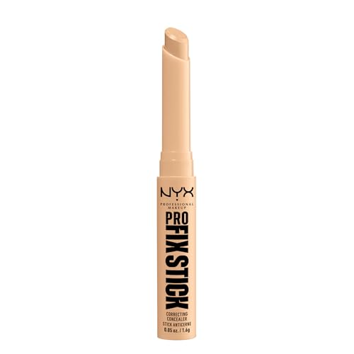 NYX PROFESSIONAL MAKEUP, Pro Fix Stick Correcting Concealer, Infused with hyaluronic acid, Cream formula, Colour Corrects - 6 Natural (Neutral undertone)
