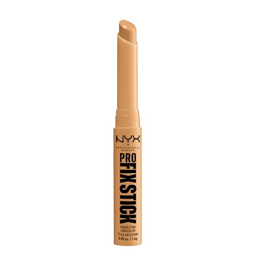 NYX PROFESSIONAL MAKEUP, Pro Fix Stick Correcting Concealer, Infused with hyaluronic acid, Cream formula, Colour Corrects - 8 Classic Tan (Neutral undertone)