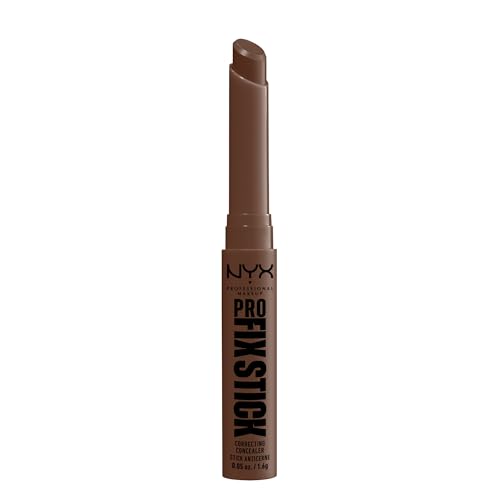 NYX PROFESSIONAL MAKEUP, Pro Fix Stick Correcting Concealer, Infused with hyaluronic acid, Cream formula, Colour Corrects - 16 Walnut (Warm undertone)