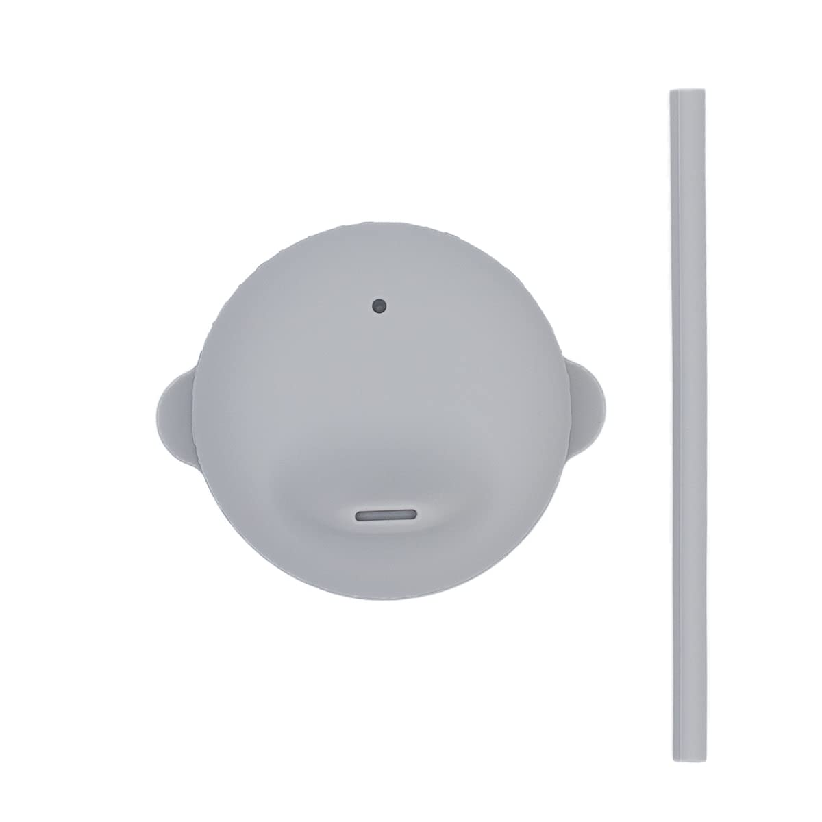 We Might Be Tiny Sippie Lid and Mini Straw - Grey