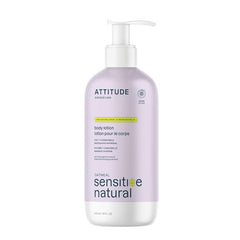 ATTITUDE Body Lotion for Sensitive Skin, Made in Canada, with Oat and Chamomile, EWG Verified, Dermatologically Tested, Vegan, 473 mL