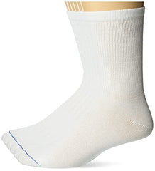 Dr. Scholl's Women's Diabetes & Circulator Socks-4 & 6 Pair Packs-Non-Binding Moisture Management, White - Crew (6 Pairs), 4-10