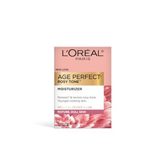 L’Oréal Paris Day Face Moisturizer Cream, Age Perfect Rosy Tone, with LHA & Imperial Peony Extract, For Mature Skin Skincare, 50 ml
