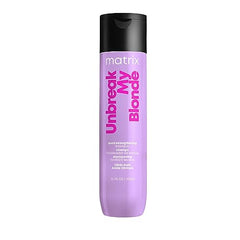 Matrix Hair Shampoo, Unbreak My Blonde Strengthening Shampoo, Repairs and Adds Softness and Shine, For Damaged, Lightened and Over Processed Hair, Sulfate-Free, 300ml (Packaging May Vary)