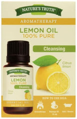 Nature’s Truth Lemon Essential Oil 15 ml – 100% Pure & Natural, Plant-Based, Aromatherapy, Diffuser, Massage & Bath Use