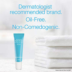 Neutrogena Hydro Boost Eye Cream, Under-Eye Moisturizer with Hyaluronic Acid, Fragrance Free and Non-Comedogenic, 14mL