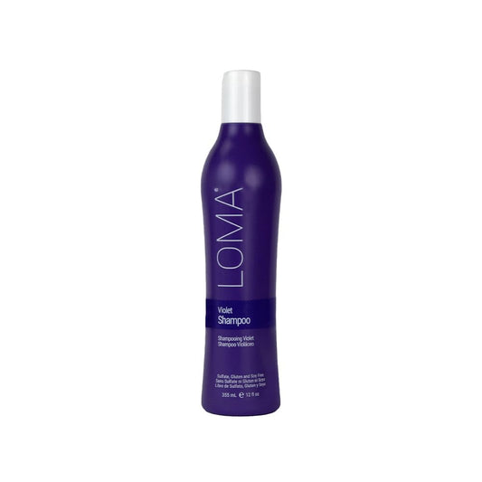 Loma Hair Care Violet Shampoo, Vanilla Bean/Blood Orange, 12 Fl Oz
