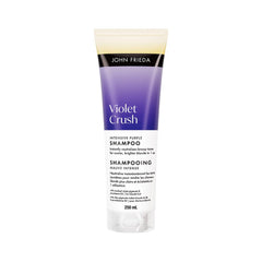 John Frieda Violet Crush Intense Purple Shampoo for Brass Repair of Natural, Colour-Treated, and Bleached Blonde Hair | Neutralizes Brassiness and Yellow tones | Cool tone blonde | Intense Purple Pigments (250 mL) Packaging May Vary