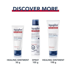 Aquaphor Lip Repair Lip Ointment for Extremely Dry, Chapped and Cracked Lips, Formulated with Panthenol and Vitamins C and E, Fragrance Free, Non Comedogenic Lip Balm, 10mL