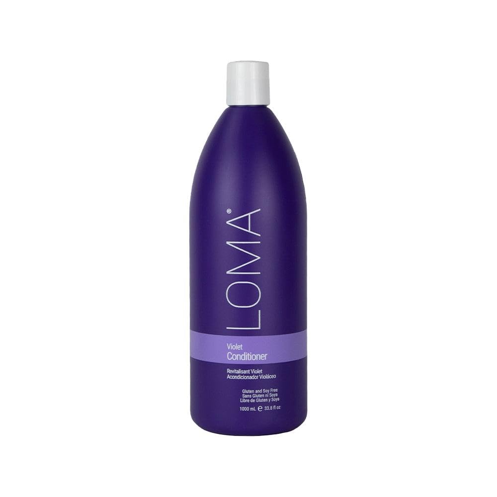 Loma Hair Care Violet Conditioner, Lemon/Eucalyptus, 33.8 Fl Oz